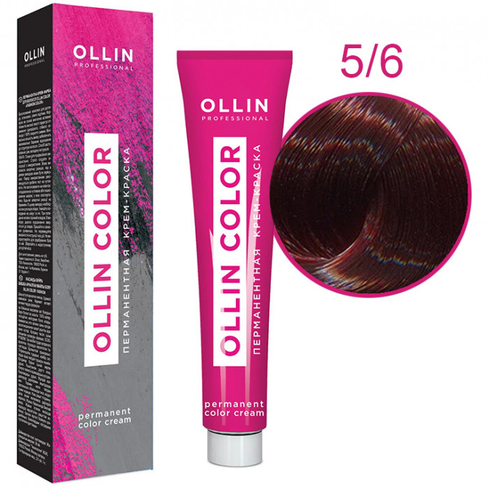OLLIN Крем-краска  5/6 светлый шатен красный 60 мл