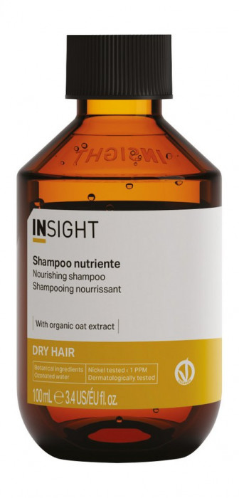 INSIGHT Dry Hair Увлажняющий шампунь для сухих волос в стекле 100 мл