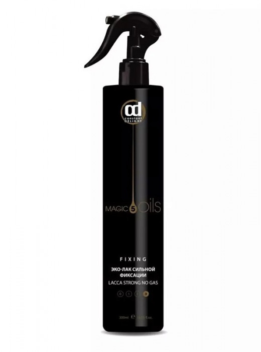 CONSTANT DELIGHT 5 Magic Oils Эко-лак сильной фиксации 300 мл