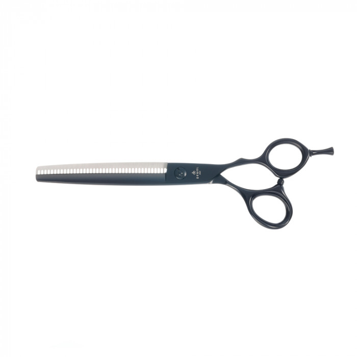 DEWAL Barber Style Neon Ножницы филировочные 7" 40 зубов черные BS8-740