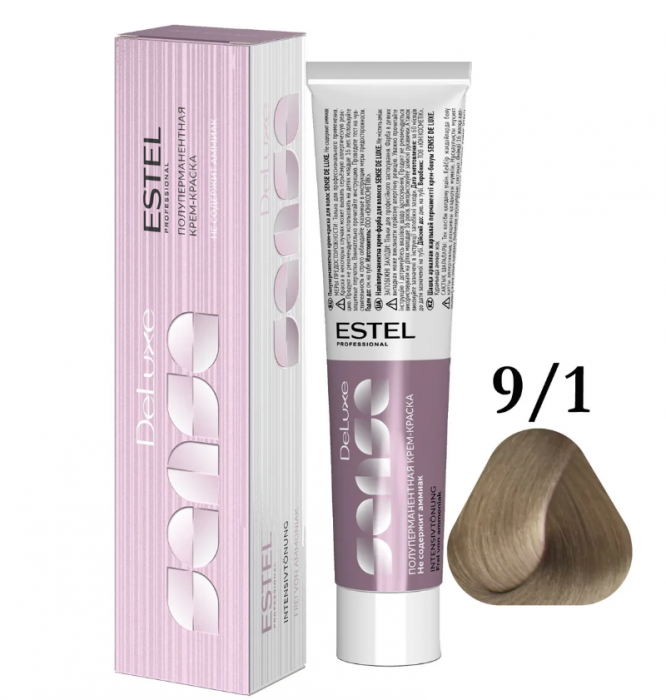 ESTEL De Luxe Sense Крем-краска 9/1 60 мл