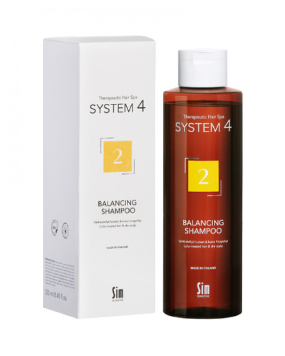 System 4 Balancing Shampoo Терапевтический шампунь №2 для сухой кожи головы 250 мл