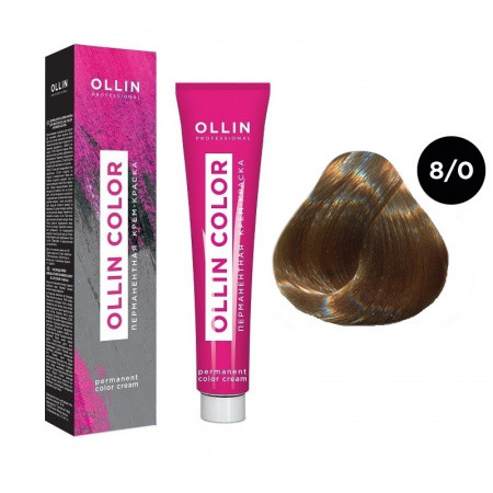 OLLIN Color Крем-краска 8/0 светло-русый 100 мл