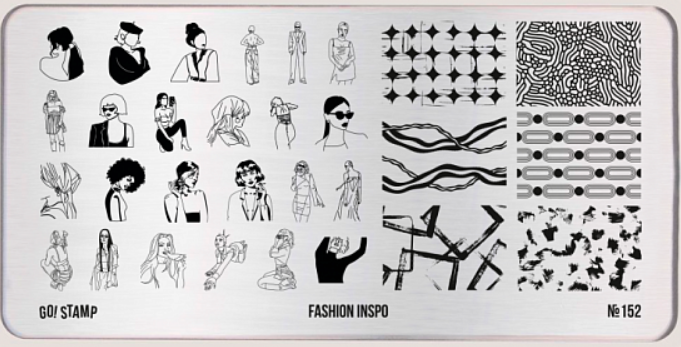 GO!STAMP Пластина для стемпинга 152 Fashion Inspo