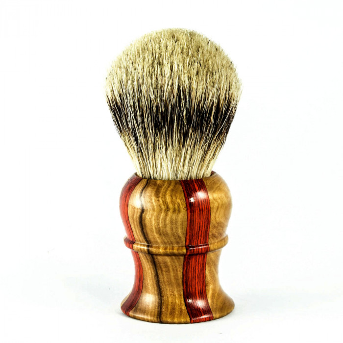 METZGER Кисточка для бритья SB-11251 (Olive/Orange wood)