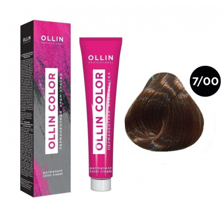 OLLIN Color Крем-краска 7/00 русый глубокий 100 мл