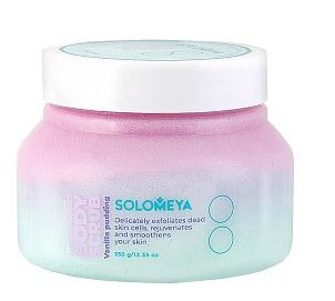 Solomeya Скраб для тела Ванильный пудинг солевой двухцветный 350 гр