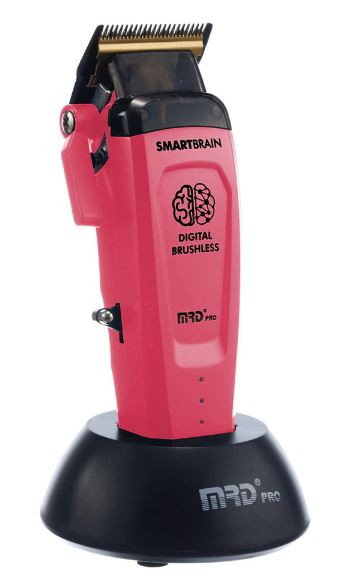 MRD Машинка для стрижки Smart Brain аккумуляторная 7200 об/мин 45 мм нож розовый
