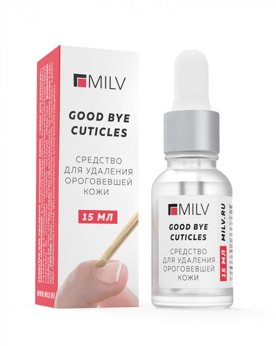 MILV Good Bye Cuticles Средство для удаления ороговевшей кожи 15 мл