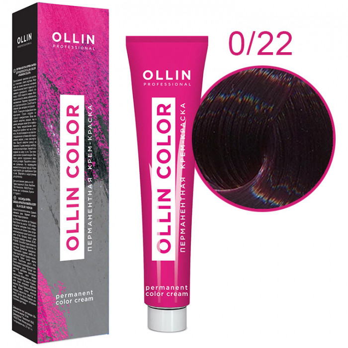 OLLIN Крем-краска  0/22 корректор фиолетовый 60 мл