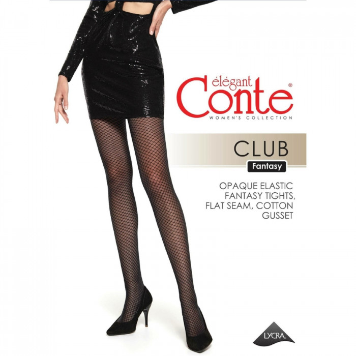 Колготки Conte Fantasy Club размер 2 черный