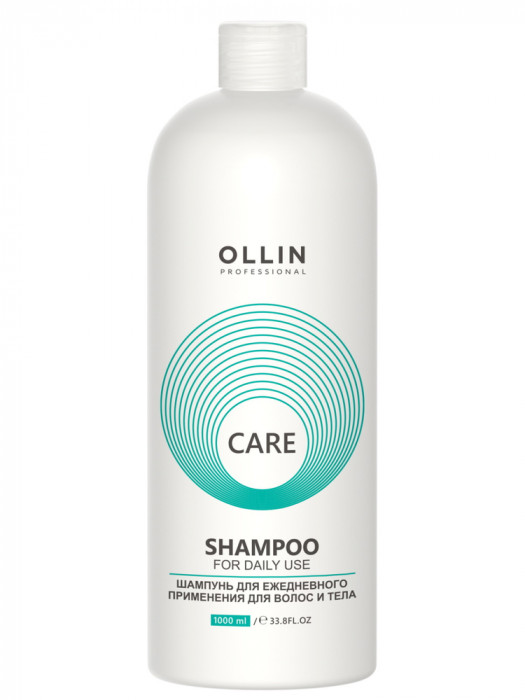 OLLIN Care Шампунь для ежедневного применения для волос и тела 1000 мл