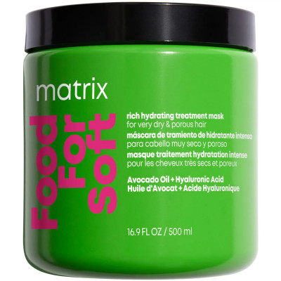 MATRIX Food For Soft Маска интенсивное увлажнение питание для очень сухих пористых волос 500 мл