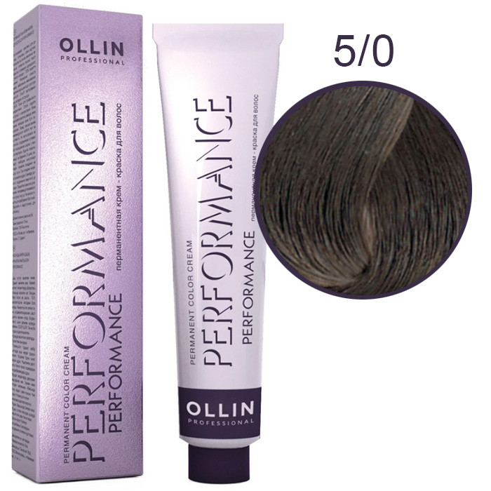 OLLIN Performance Краска  5/0 светлый шатен 60 мл
