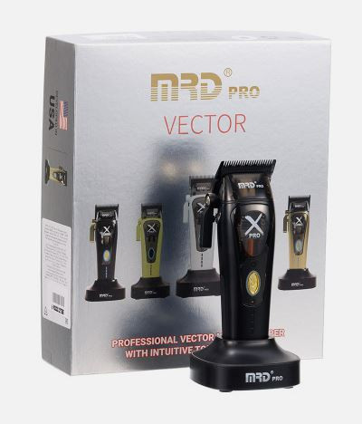 MRD Машинка для стрижки Vector X-Pro аккумуляторная 9000-13000 об/мин 45 мм нож черный