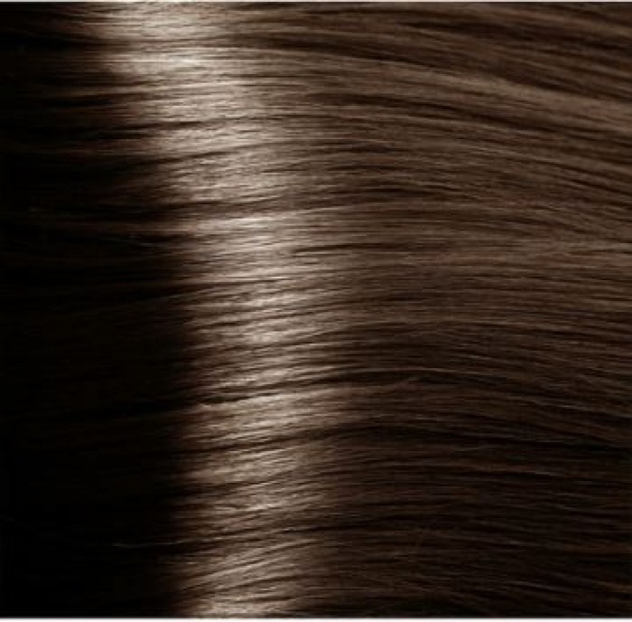 KAPOUS Hyaluronic Acid Крем-краска  6.81 Темный блондин капучино пепельный 100 мл