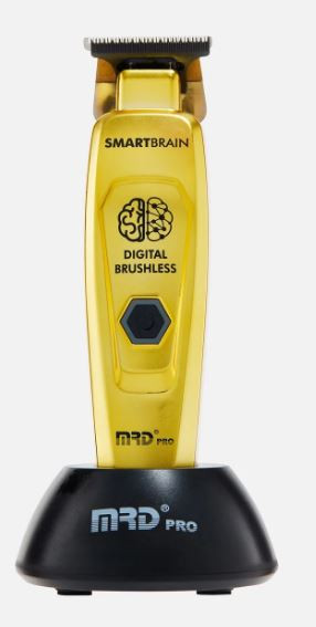 MRD Машинка для стрижки окантовочная Smart Brain аккумуляторная 7500 об/мин 40 мм нож золото