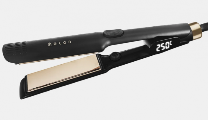 MELON PRO Выпрямитель для волос Lamia Gold 38 мм 180-250°C титан черный 38К