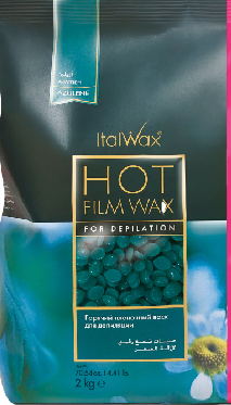 ITALWAX Воск горячий пленочный Азулен гранулы 2000 гр