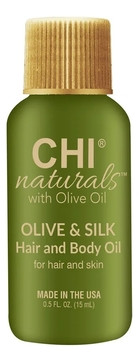 CHI Naturals Масло для волос и тела с маслом оливы 15 мл