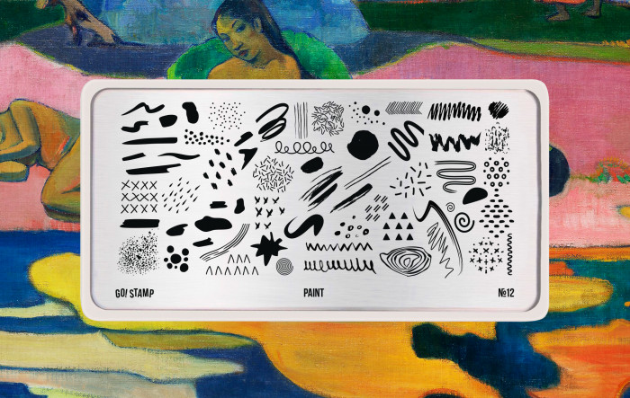 GO!STAMP Пластина для стемпинга 12 Paint