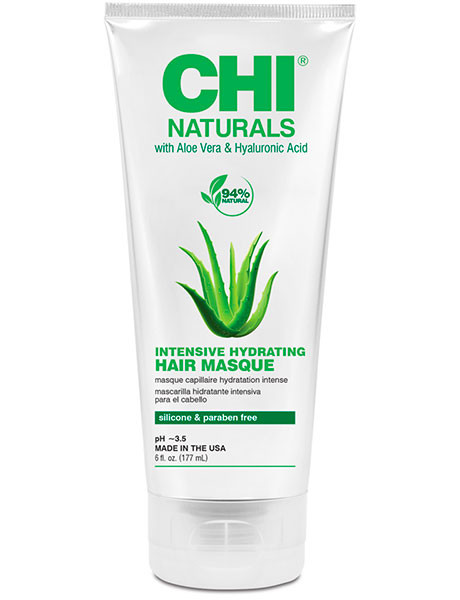 CHI Naturals Маска для волос интенсивно увлажняющий с алоэ вера и гиалуроновой кислотой 177 мл