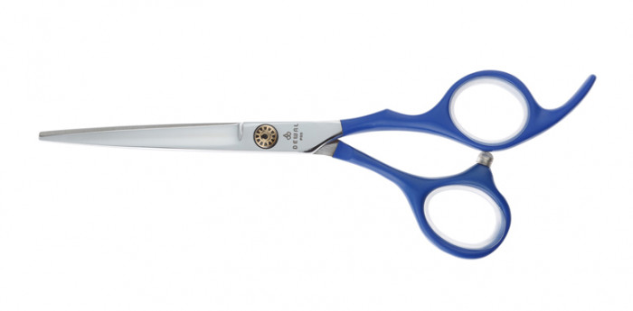 DEWAL Ножницы парикмахерские прямые Color Step 5,5" синие ML55-BL