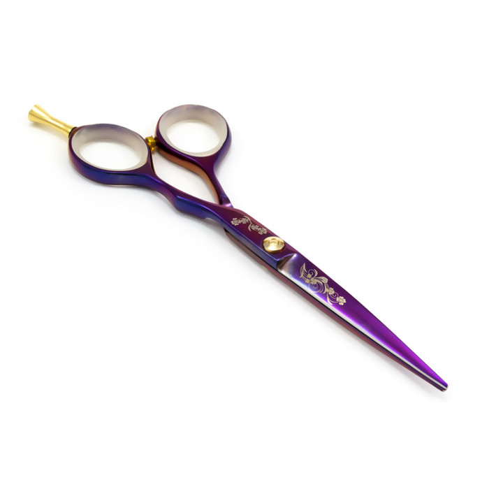 MIZUKA Ножницы парикмахерские прямые 5.5" фиолетовые PBS-SK103Р