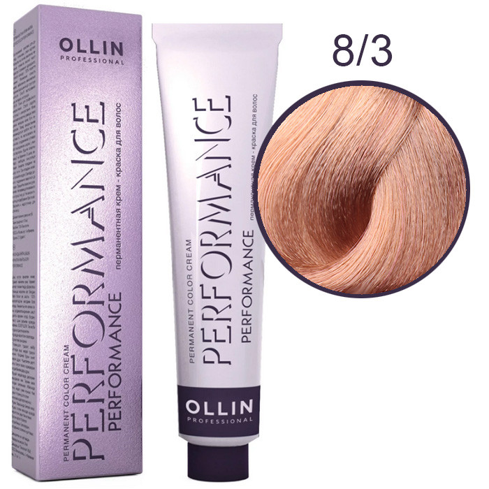 OLLIN Performance Краска  8/3 светло-русый золотистый 60 мл