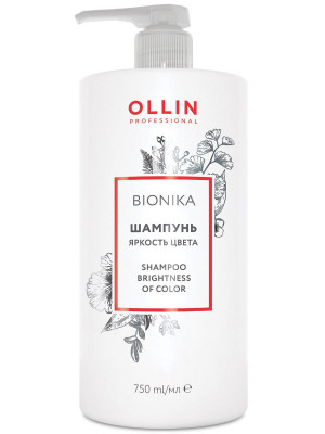 OLLIN Bionika Шампунь для окрашенных волос Яркость цвета 750 мл