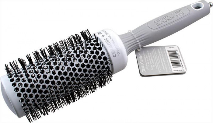 Термобрашинг OLIVIA GARDEN Blowout Shine White&Grey 45 мм ID2005/OGBCI45