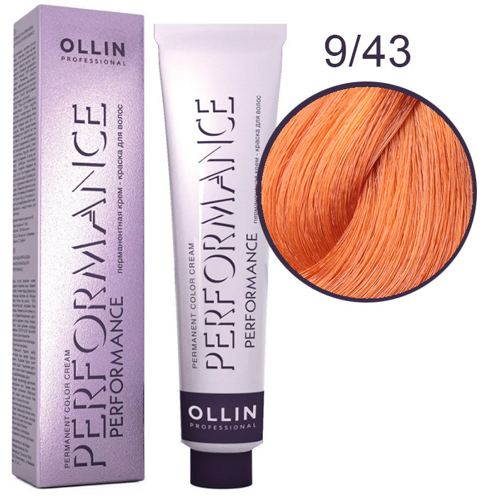 OLLIN Performance Краска  9/43 блондин медно-золотистый 60 мл
