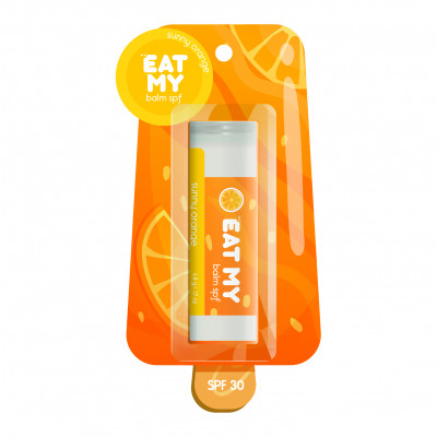 EAT MY Бальзам для губ c SPF 30 Солнечный апельсин