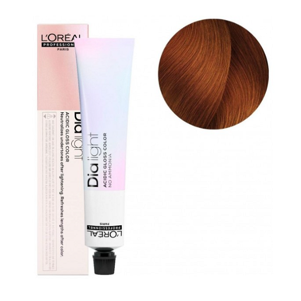 LOREAL DiaLight 7.40 блондин глубокий медный 60 мл