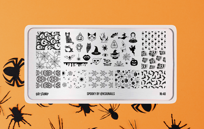 GO!STAMP Пластина для стемпинга 40 Spooky