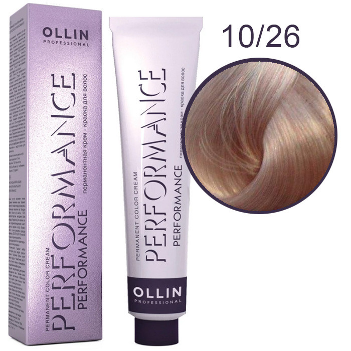 OLLIN Performance Краска 10/26 светлый блондин розовый 60 мл