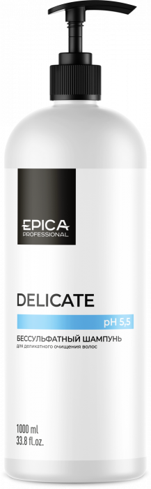 EPICA Delicate Шампунь бессульфатный для деликатного очищения волос 1000 мл