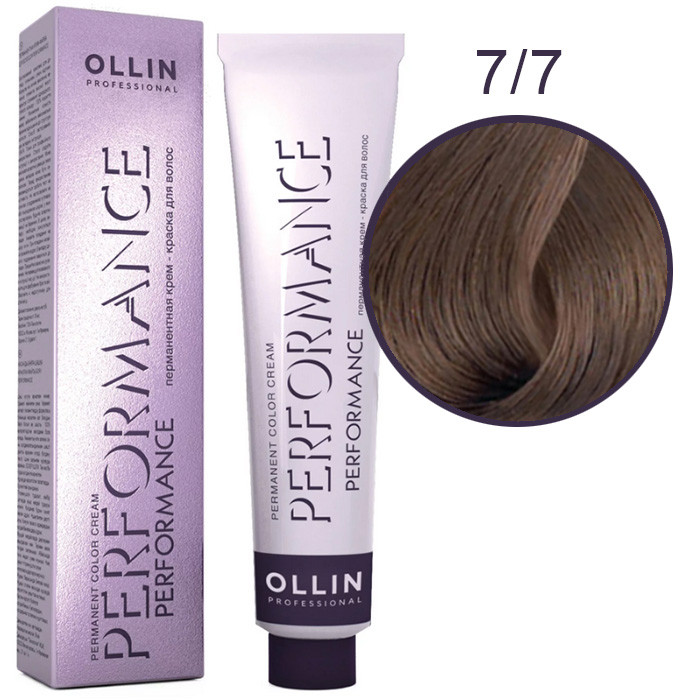 OLLIN Performance Краска  7/7 русый коричневый 60 мл