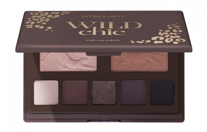 STELLARY Палетка для лица и глаз Wild Chic многофункциональная тон 01 коричнево-золотая гамма