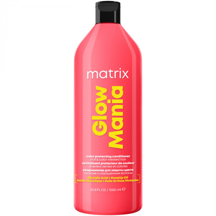 MATRIX Glow Mania Бессульфатный кондиционер для блеска окрашенных волос 1000 мл
